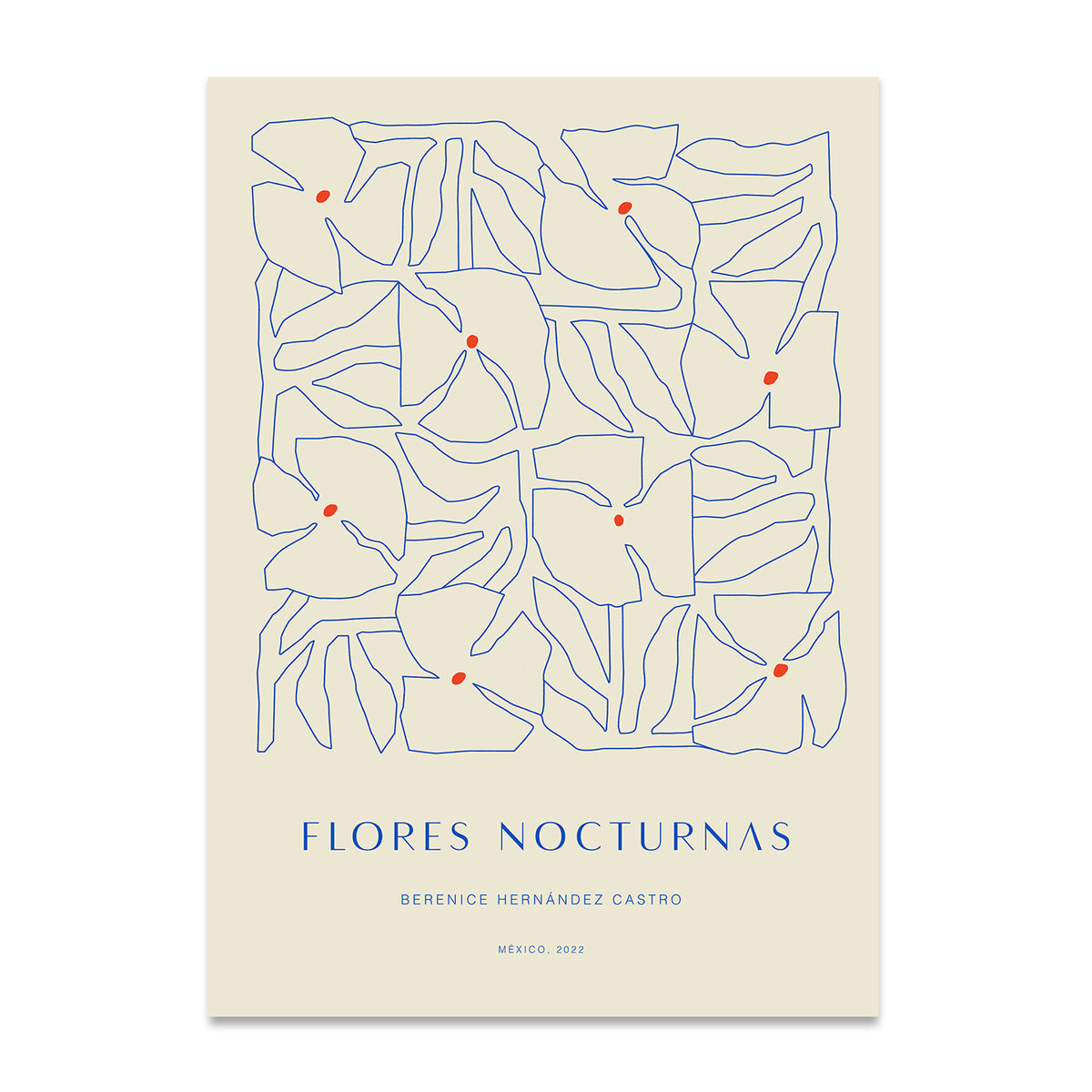 Paper Collective - Flores Nocturnas 01 Poster | 1 / 50 x 70 cm
