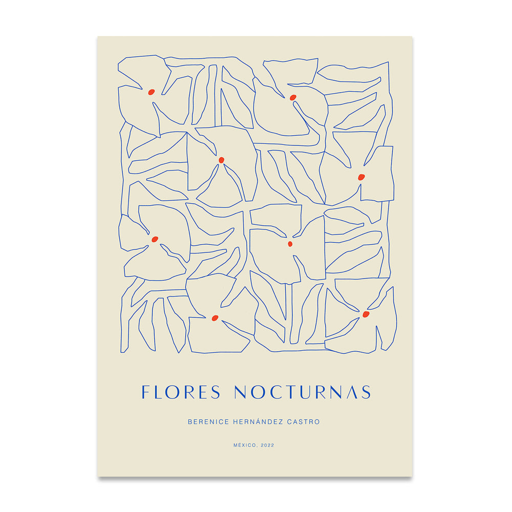 Paper Collective - Flores Nocturnas 01 Poster | 1 / 50 x 70 cm