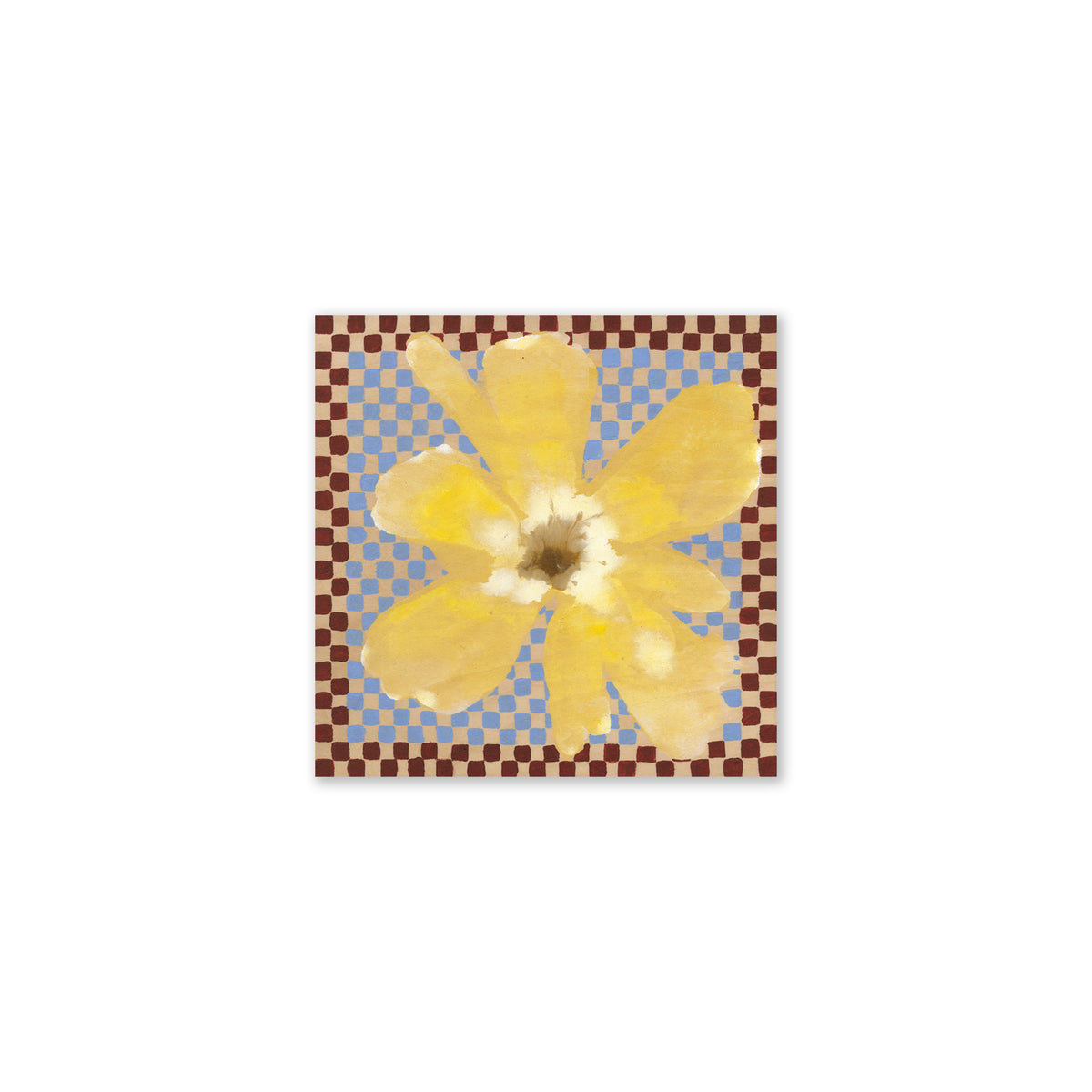 Paper Collective - Flower with Checks Poster | 3 / 30 x 30 cm