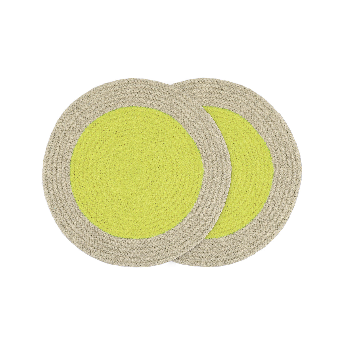 Remember - Baumwoll-Tischsets | lime
