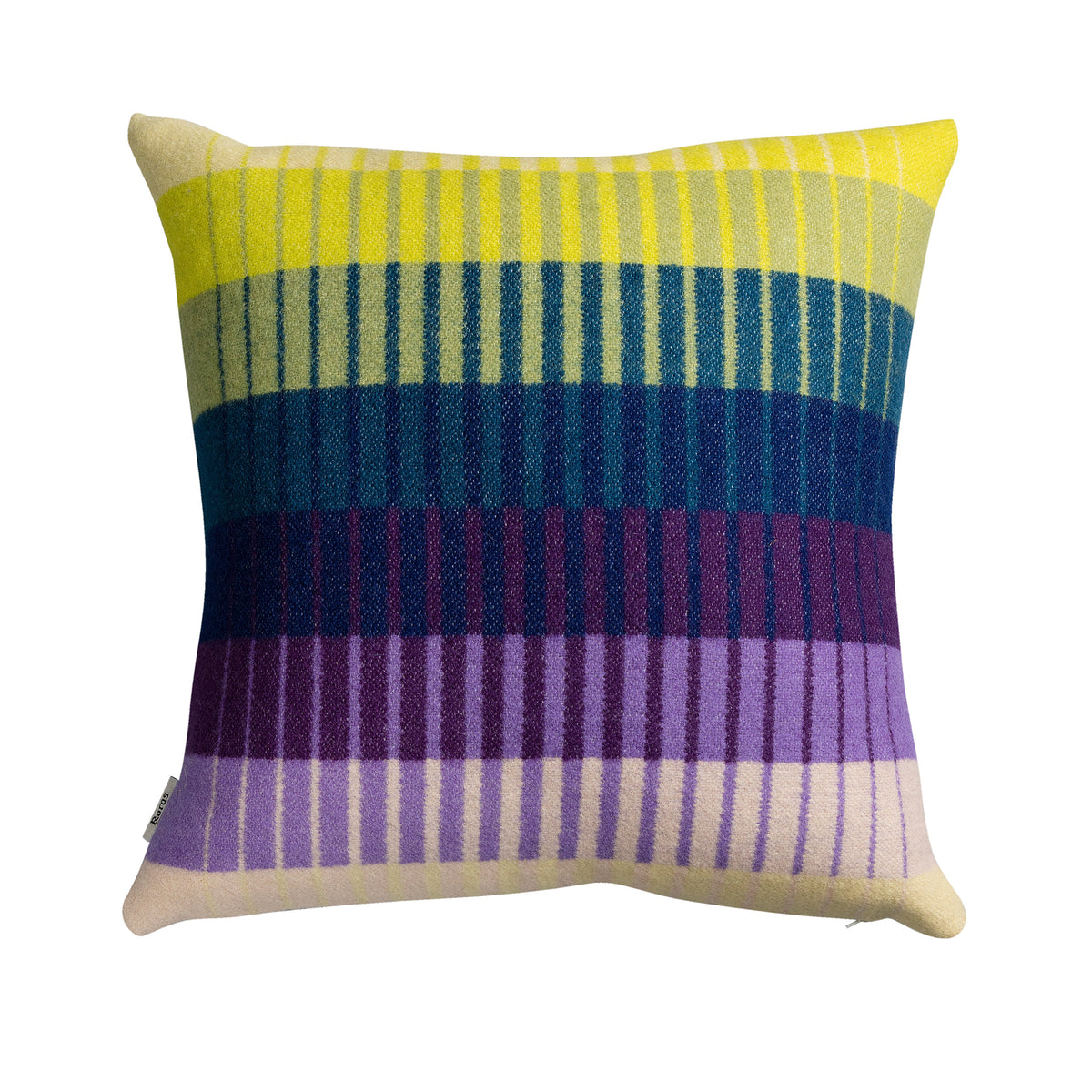 Røros Tweed - Åsmund Gradient Kissen | gelb/blau