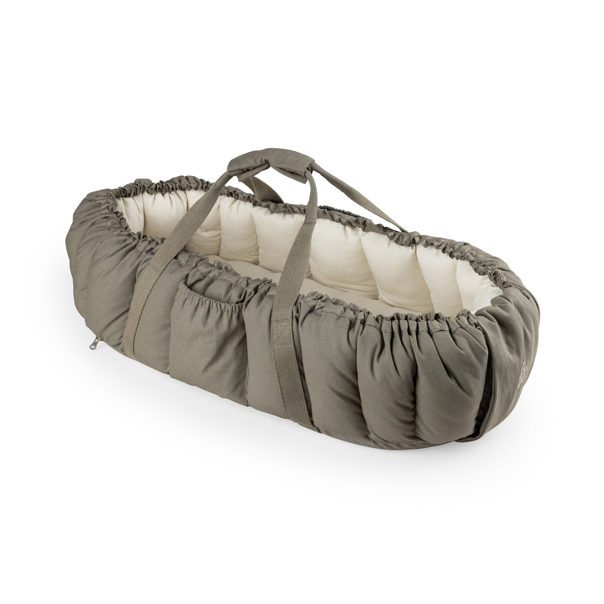 Sebra - 3-in-1 Baby Nestchen | dark olive