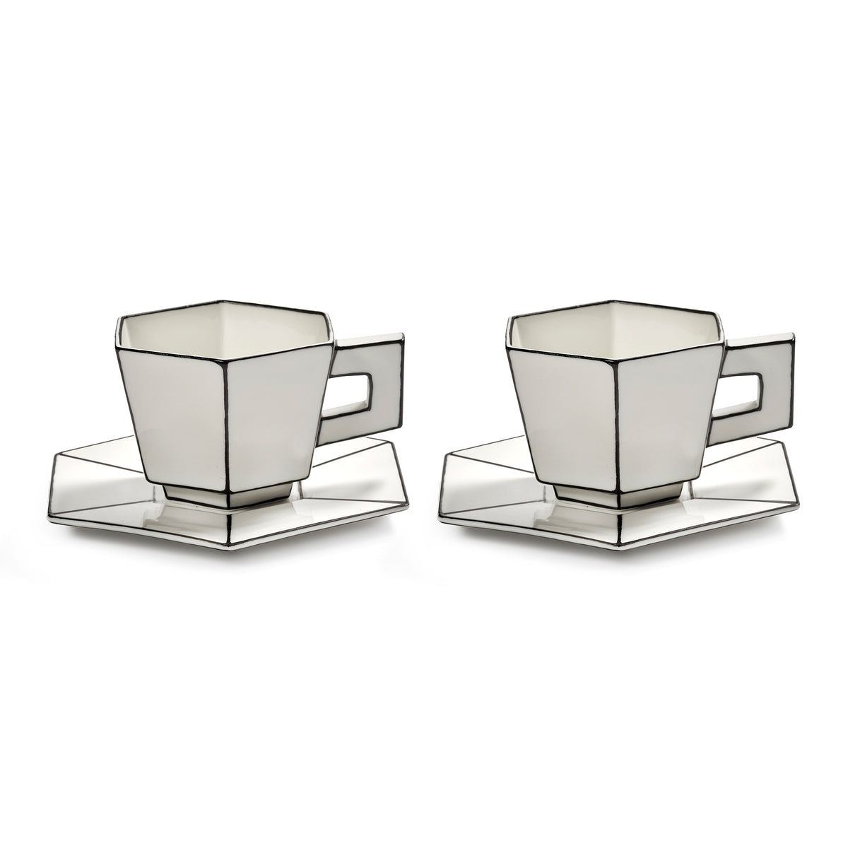 Serax - Carte Blanche Cappuccinotasse mit Untertasse | 