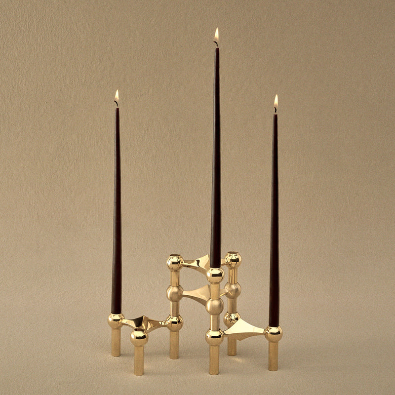 Stoff Nagel - Kerzenhalter