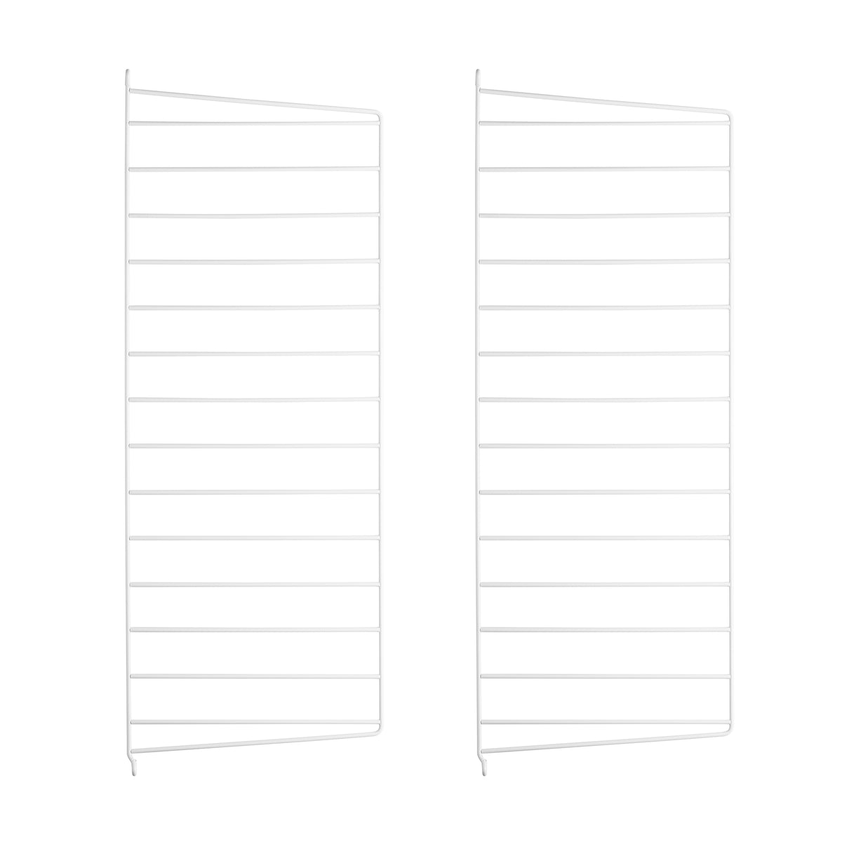 String - Wandleiter 30 cm | 2er-Set / 75 cm / weiß