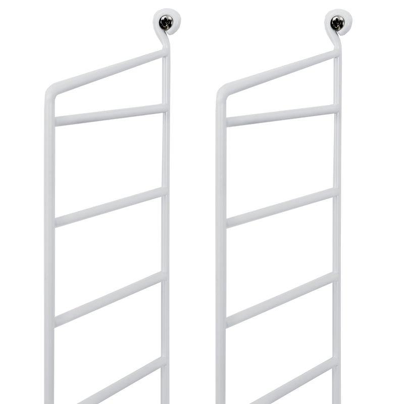 String - Wandleiter 20 cm | 2er-Set / 75 cm / weiß