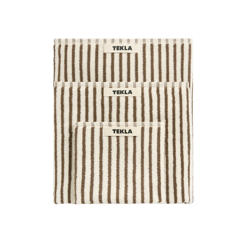 Tekla - Terry Handtuch | Badetuch (70 x 140 cm) / Kodiak Stripes, Gästehandtuch (30 x 50 cm) / Kodiak Stripes, Handtuch (50 x 90 cm) / Kodiak Stripes
