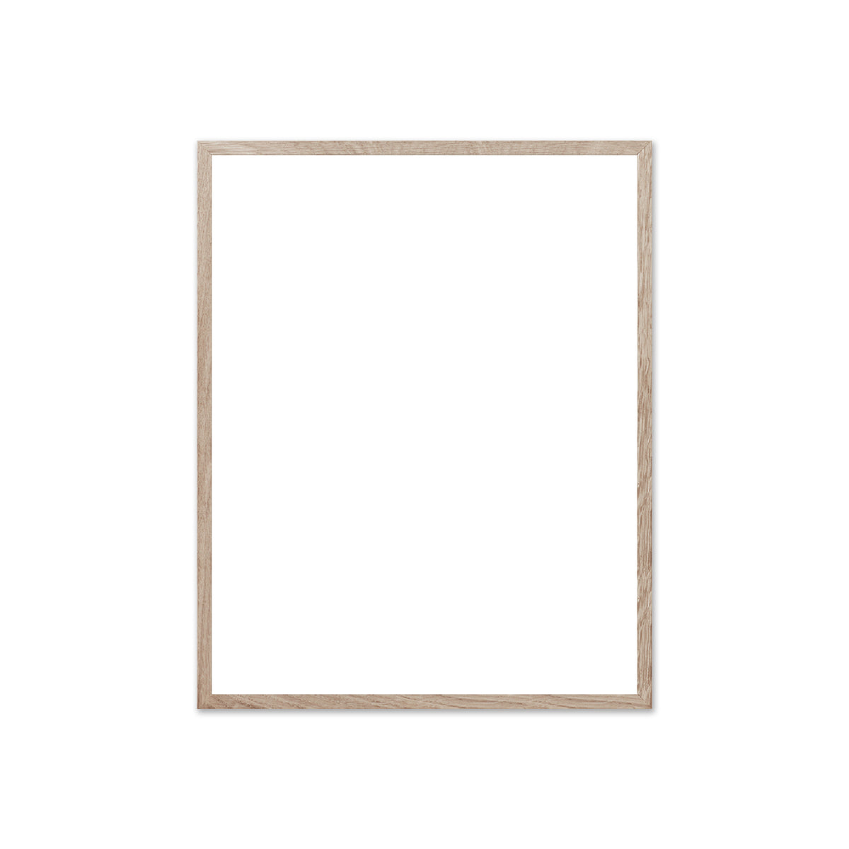 The Poster Club - Bilderrahmen Eiche natur | Echtglas / 40 x 50 cm