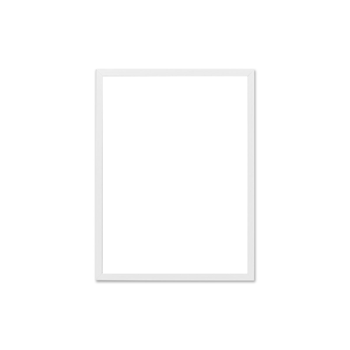 The Poster Club - Bilderrahmen Eiche weiß | Echtglas / 30 x 40 cm