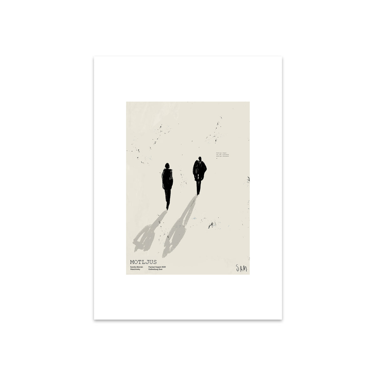 The Poster Club - Motljus von Sandra Blomen Maschinsky | 50 x 70 cm