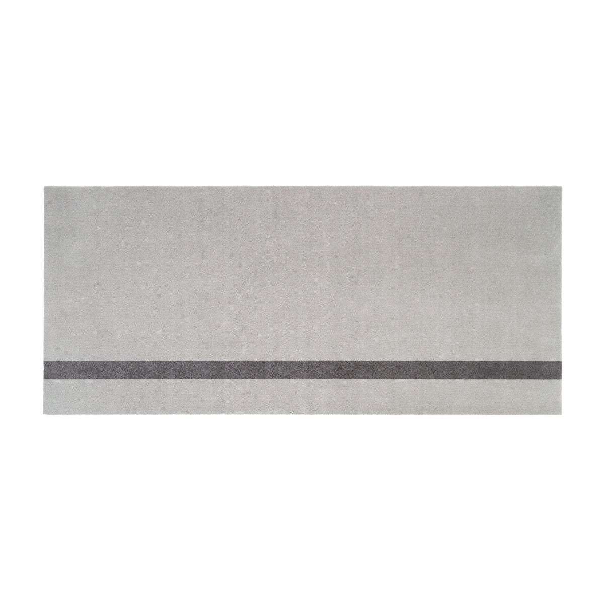 tica copenhagen - Stripes Vertical Läufer | 90 x 200 cm / hellgrau/stahlgrau