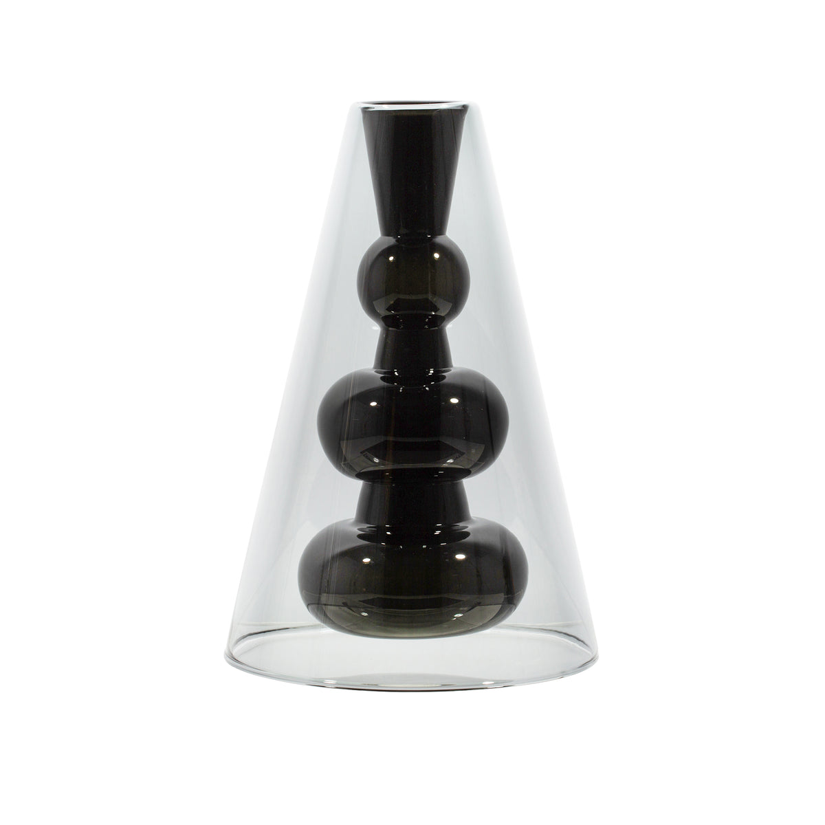 Tom Dixon - Bump Vase | schwarz