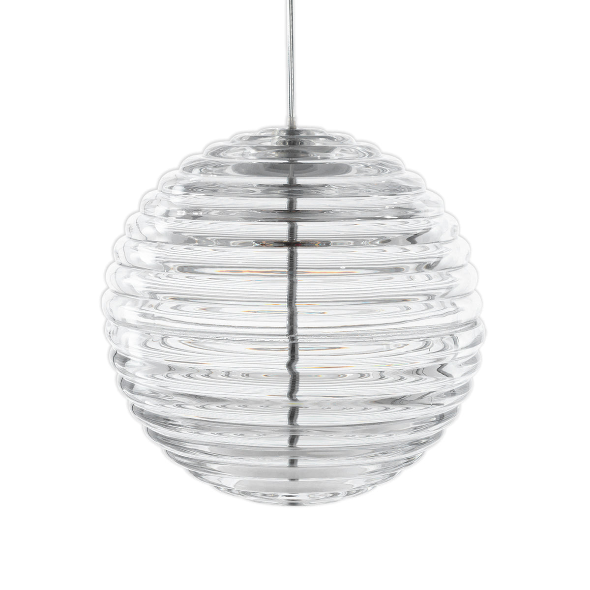 Tom Dixon - Press LED Pendelleuchte | Sphere / transparent
