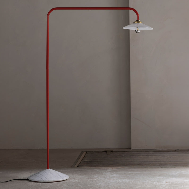 Valerie Objects - Standing Lamp N°1 Stehleuchte Marmor | rot