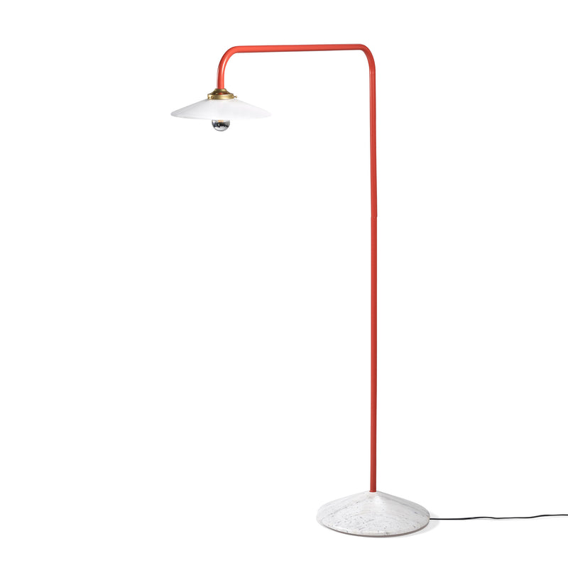 Valerie Objects - Standing Lamp N°1 Stehleuchte Marmor | rot