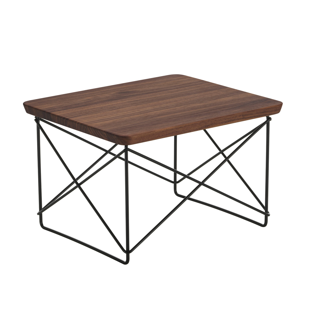 Vitra - Eames Occasional Table LTR | Nussbaum massiv / schwarz