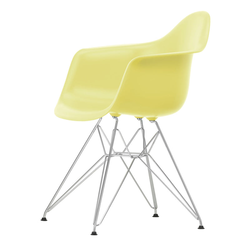 Vitra - Eames Plastic Armchair DAR RE | citron RE / verchromt