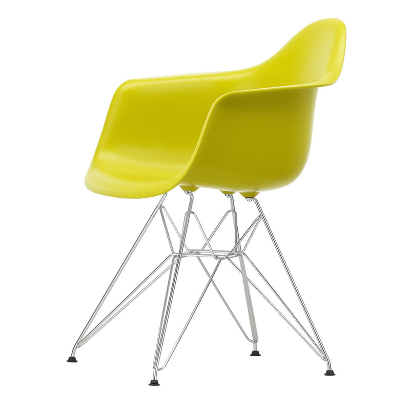 Vitra - Eames Plastic Armchair DAR RE | senf RE / verchromt