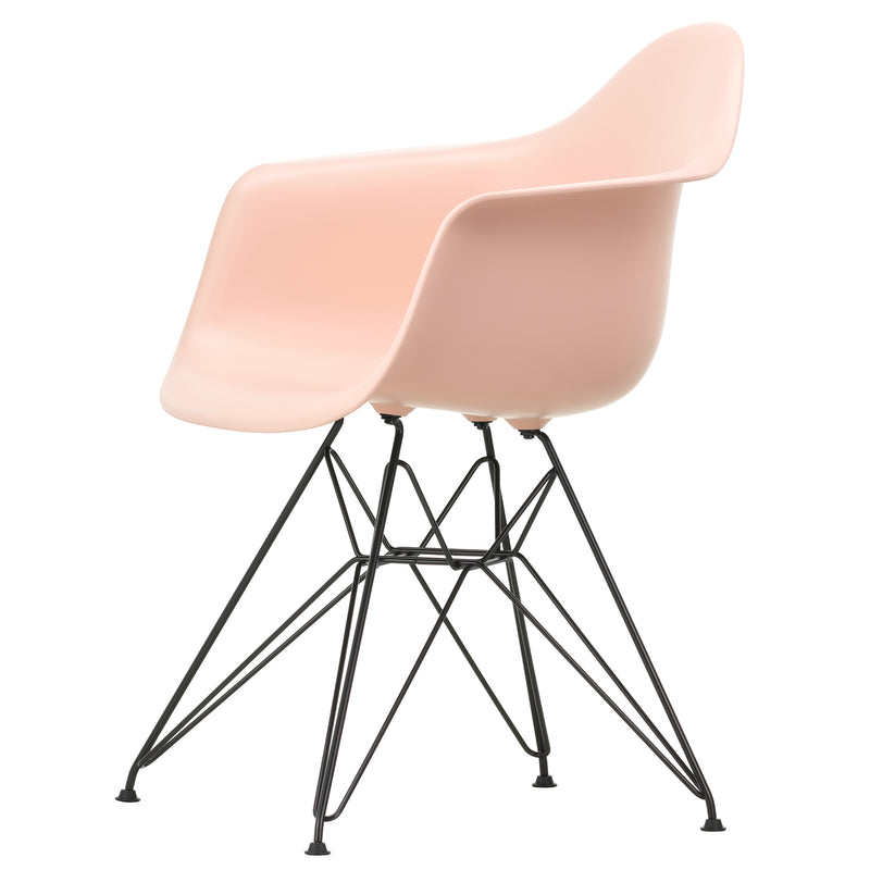 Vitra - Eames Plastic Armchair DAR RE | zartrosé RE / schwarz