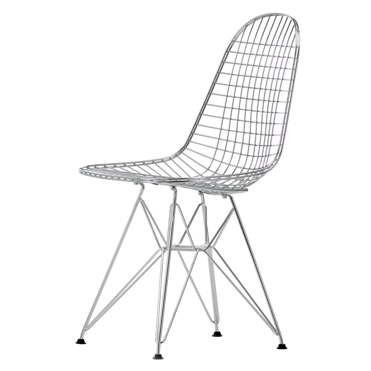 Vitra - Wire Chair DKR | Filzgleiter basic dark / verchromt
