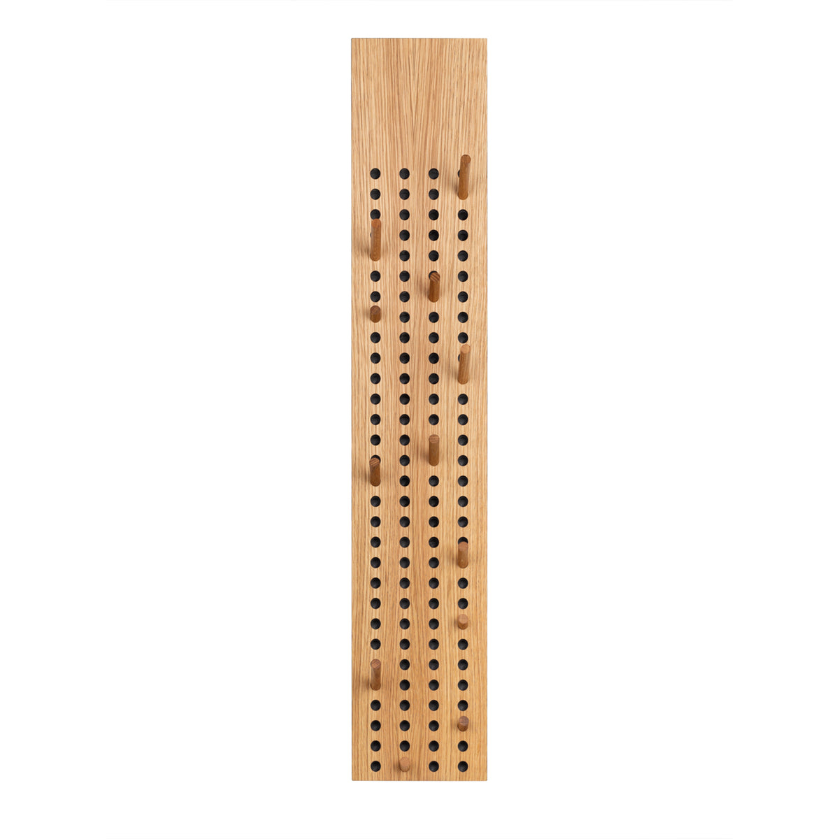 We Do Wood - Scoreboard Garderobe | vertikal / large / Eiche natur