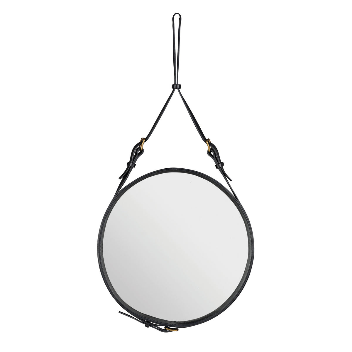 Gubi - Adnet Spiegel | Ø 58 cm / schwarz