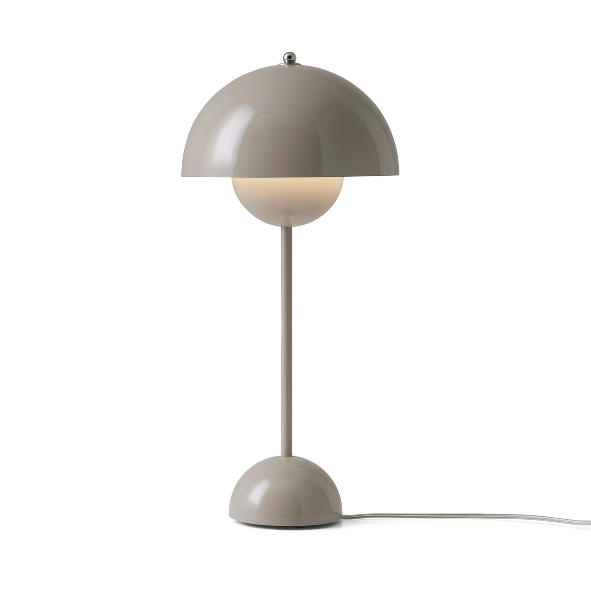 &amp;Tradition - FlowerPot Tischleuchte VP3 | grau-beige