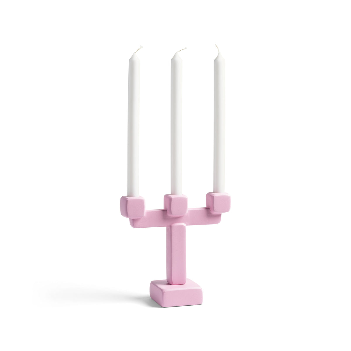 &amp;klevering - Chunk Kerzenhalter | pink