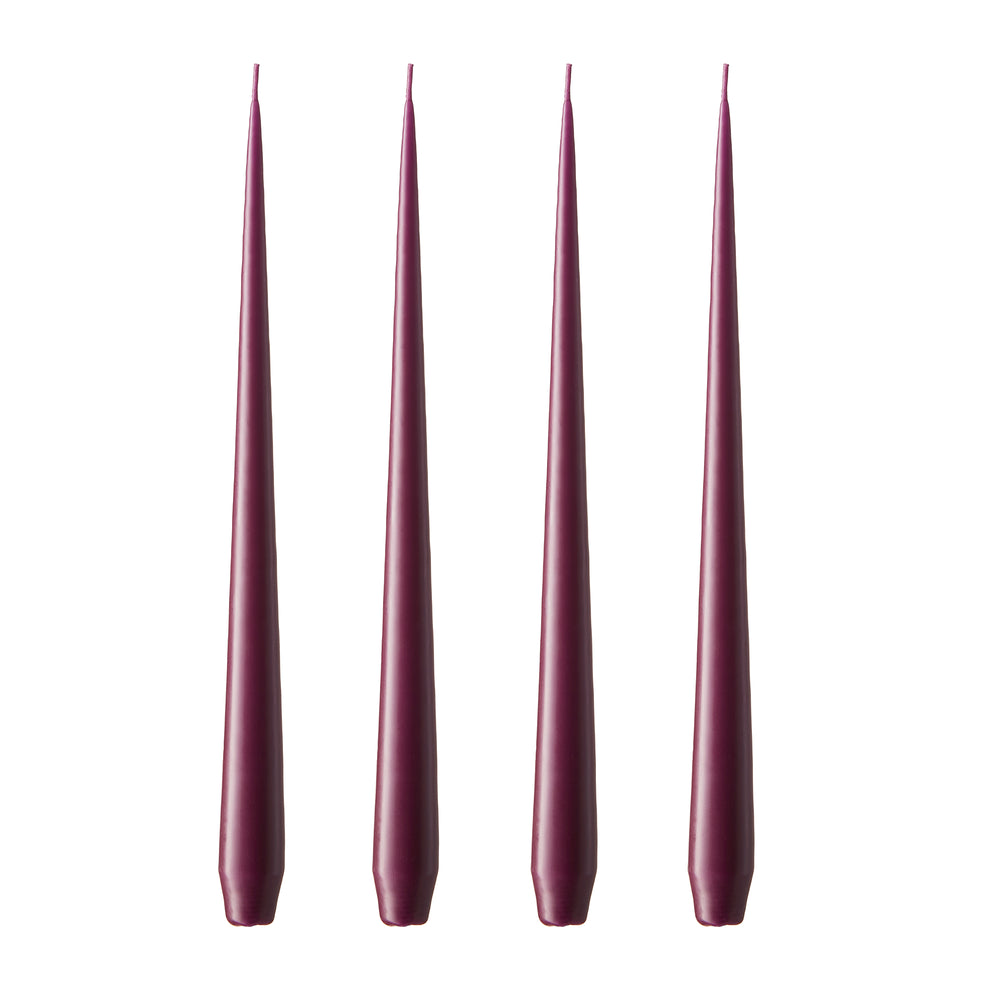 ester &amp; erik - Peitschenkerze | No. 46/2, dark plum / matt