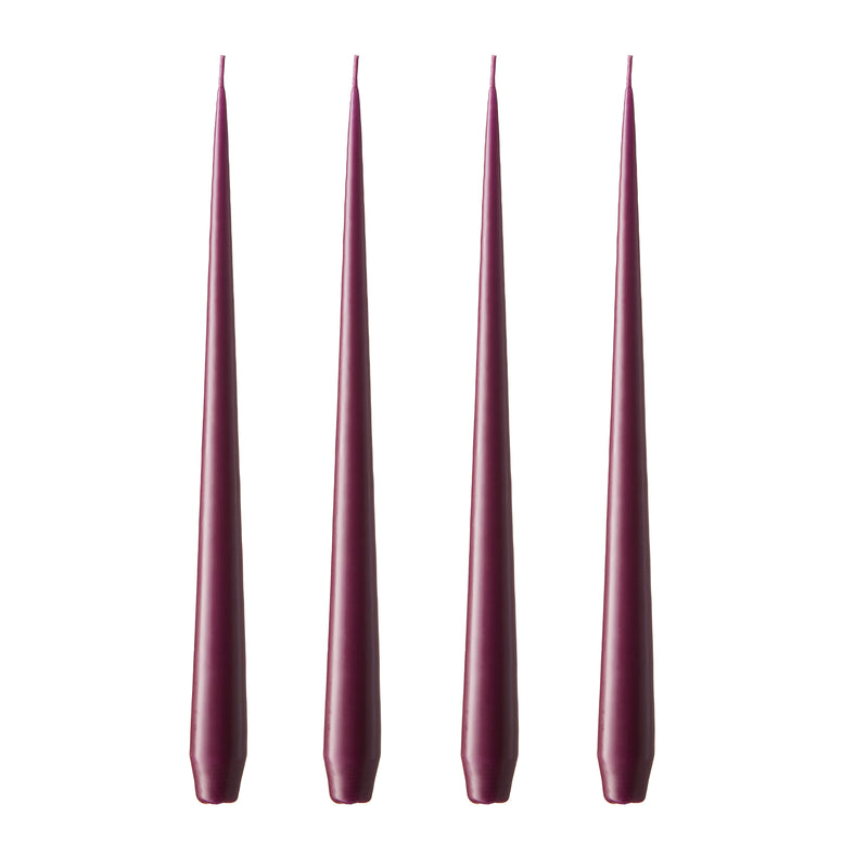 ester &amp; erik - Peitschenkerze | No. 46/2, dark plum / matt