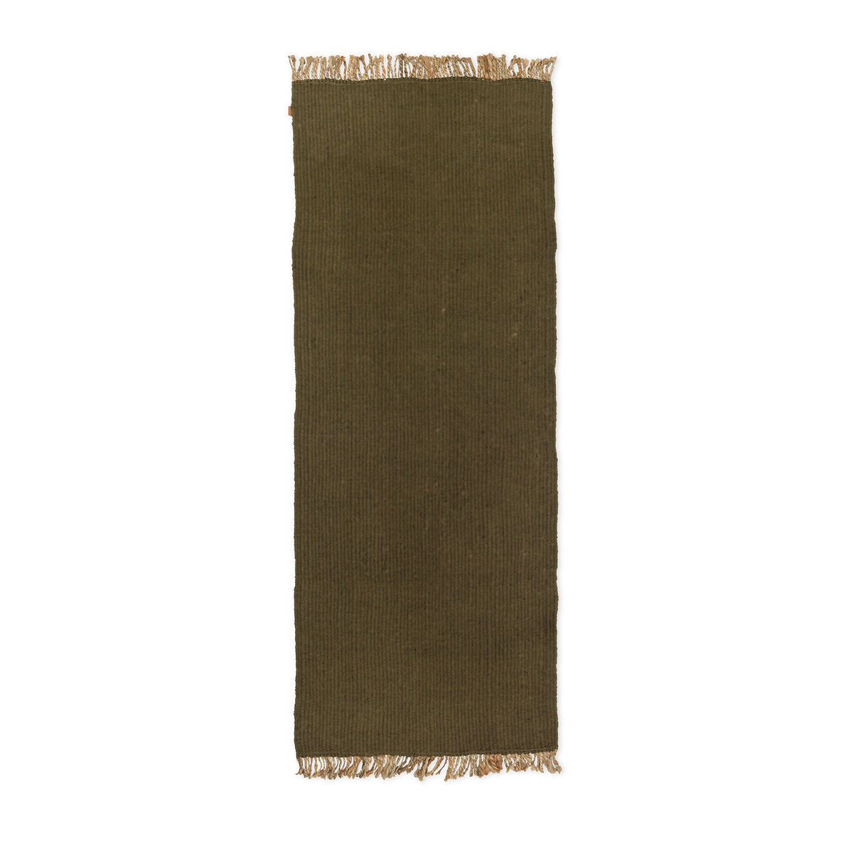 Ferm Living - Block Runner | olive natural