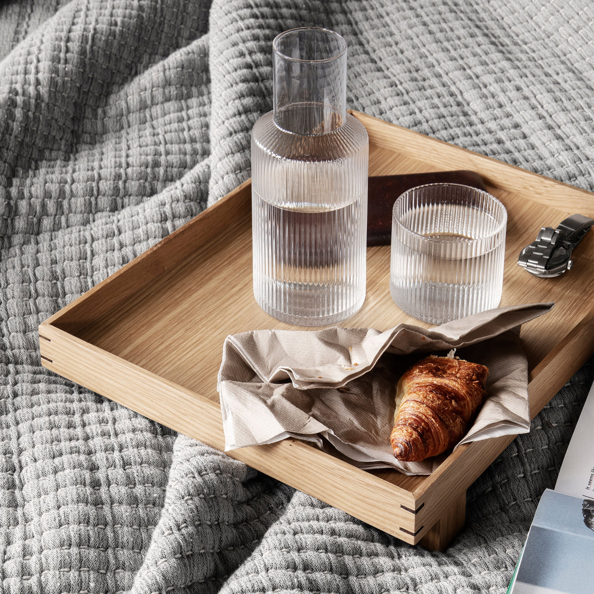 Ferm Living - Bon Holztablett | Eiche / S