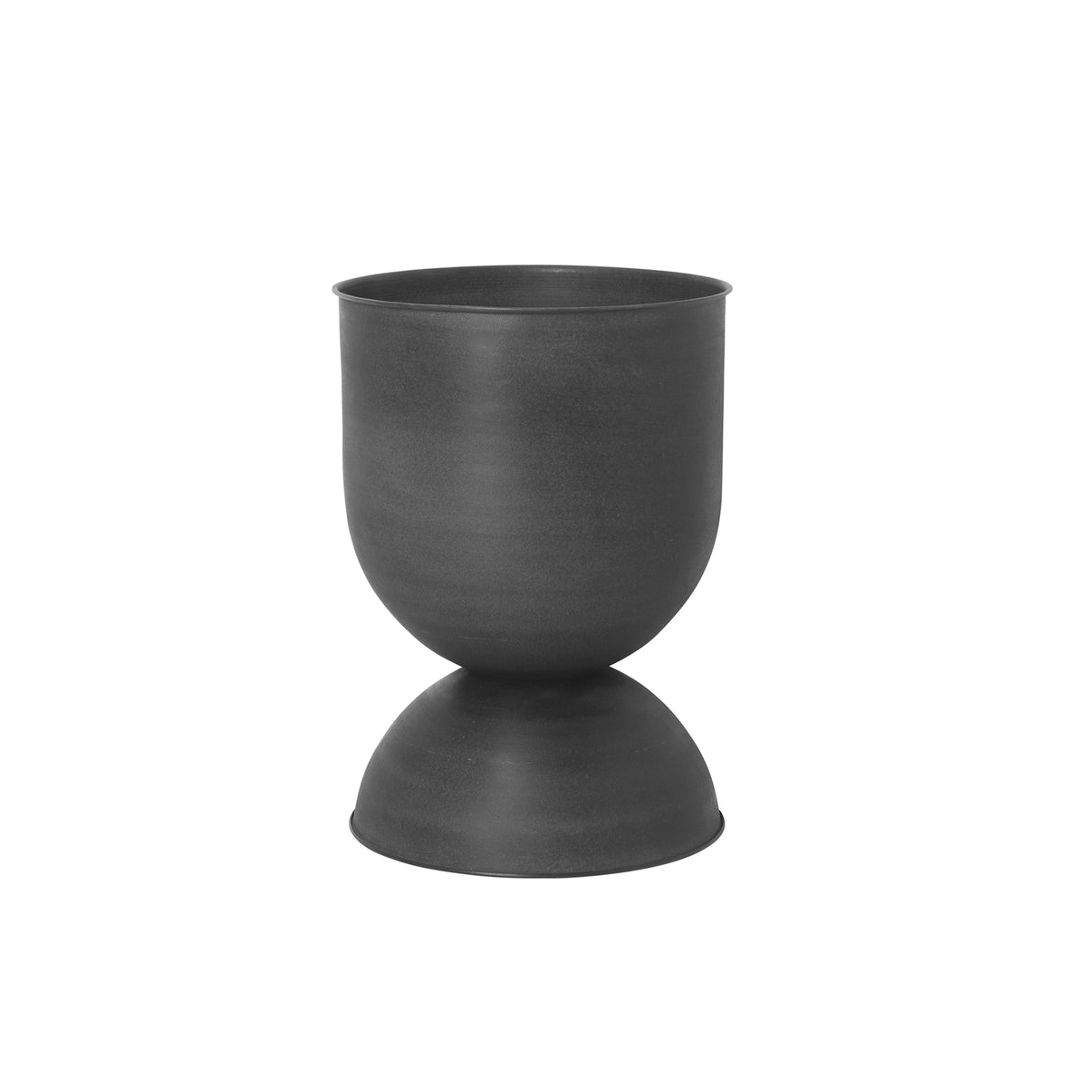 Ferm Living - Hourglass Blumentopf | Ø 30 x H 42, 5 cm / schwarz