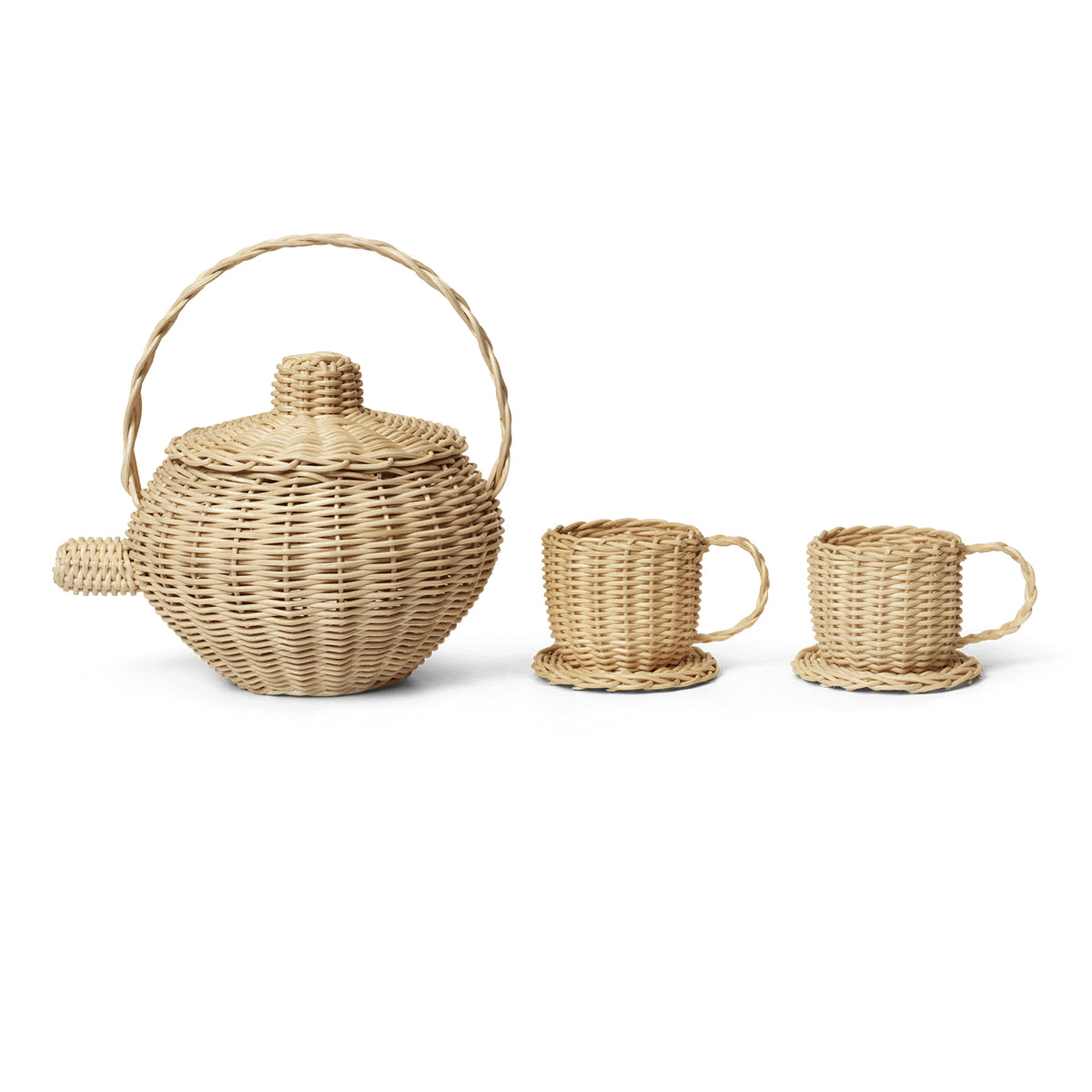 Ferm Living - Rattan Teeset