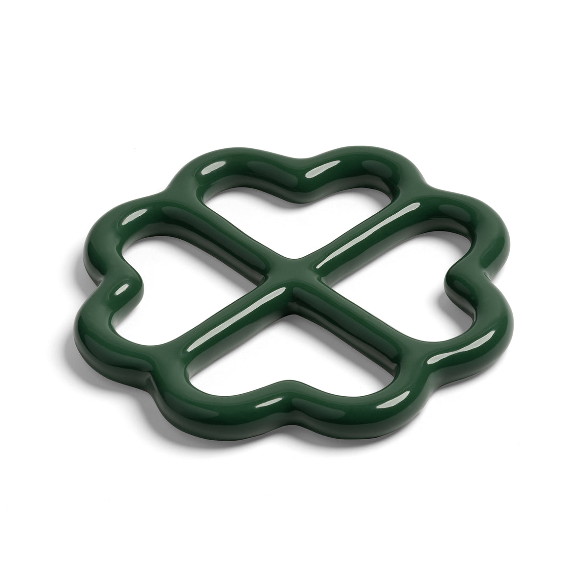 &amp;klevering - Clover Topfuntersetzer | grün