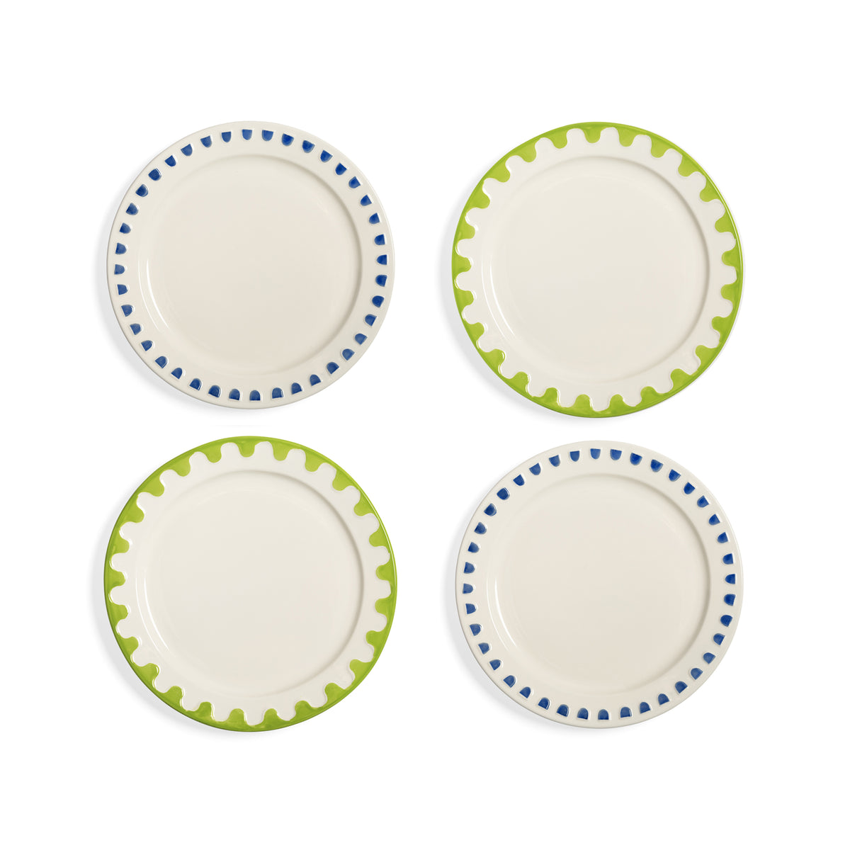 &amp;klevering - Folk Teller (4er-set) | Ø 22,5 cm