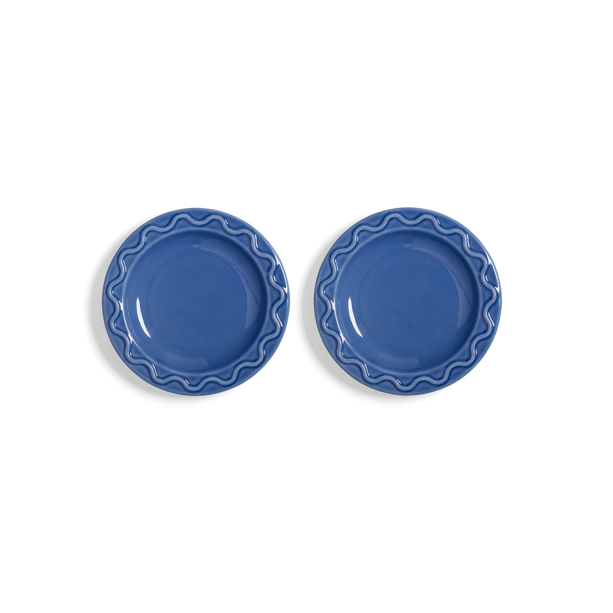&amp;klevering - Mochi Teller | Ø 17 cm / blau