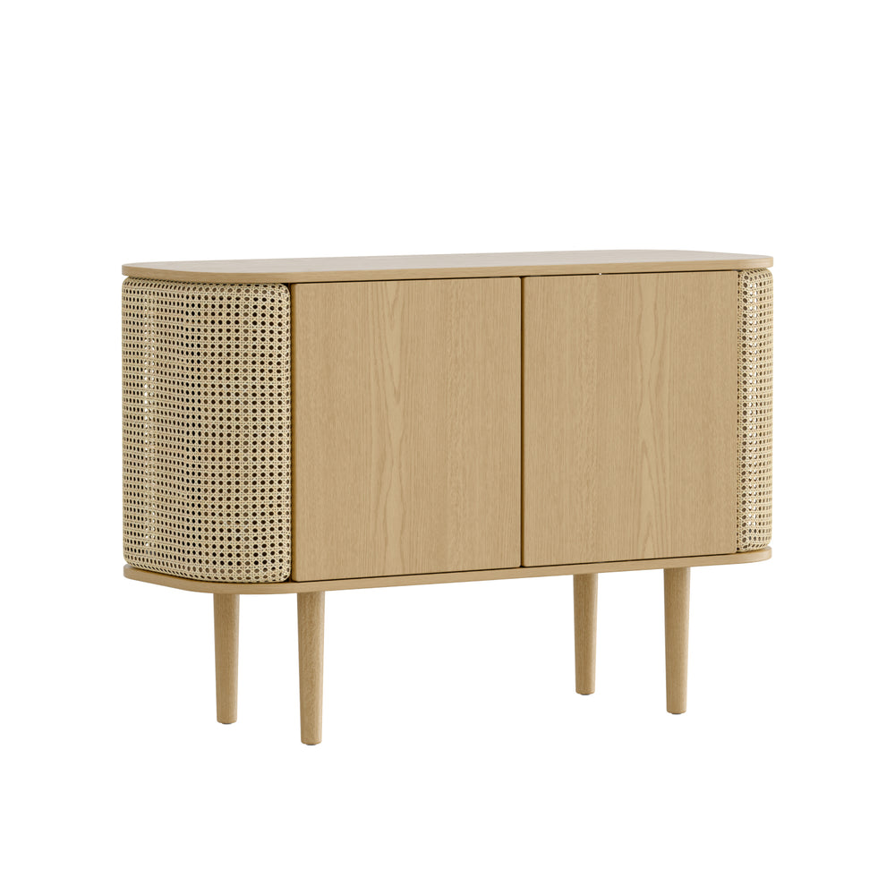 Umage - Treasures Sideboard | 2 Türen / Eiche natur  / Wiener Geflecht