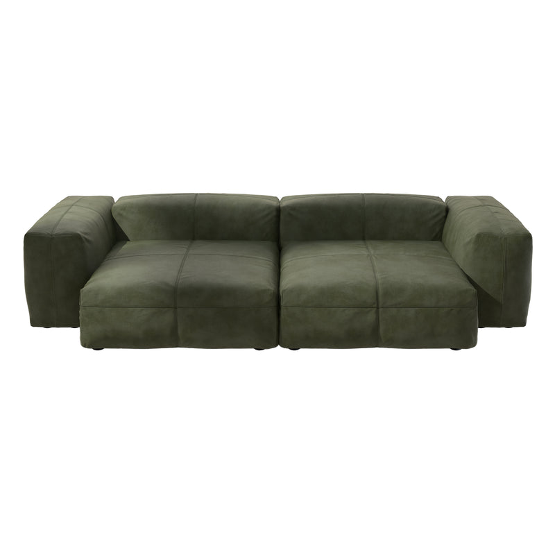 vetsak - Sofa Set 02 Extra Large | Leather olive