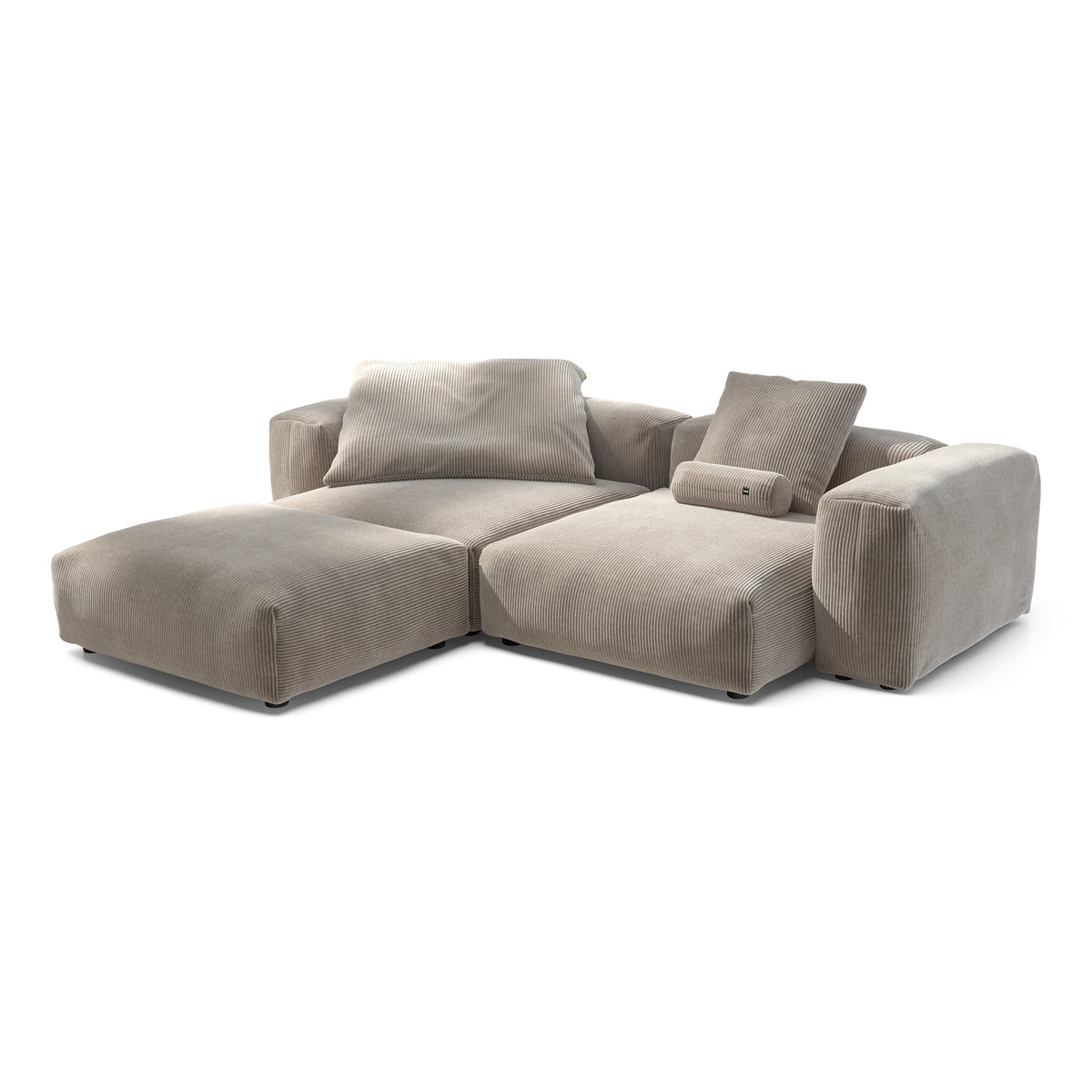 vetsak - Sofa Set 03 | Cord Velours platinum